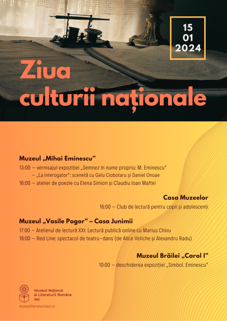 Ziua Culturii Naționale la MNLR Iași 15 ianuarie 2024 Jurnalul Regional